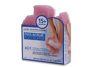 Product Review: Spongeables Pedi-Scrub Foot Buffer